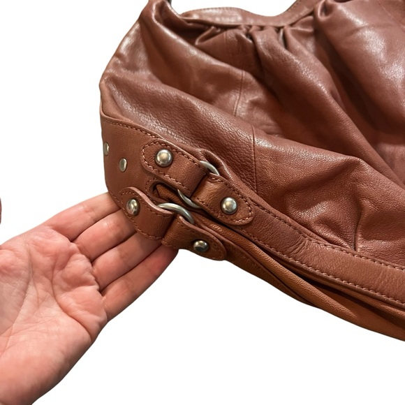 Juicy Couture Brown Goatskin Leather Women’s Hobo Bag - Picture 2 of 8